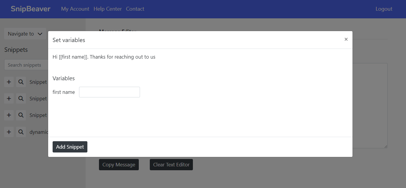 using variables image